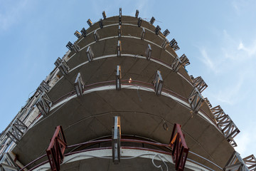 Big building construction.