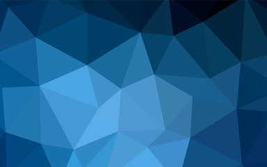 Obraz premium Dark Green, Yellow vector shining triangular backdrop.