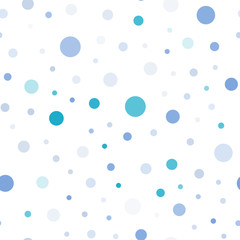Light Blue, Green vector seamless pattern with spheres.