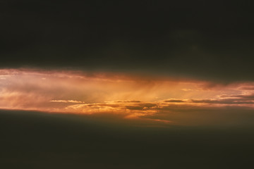 Fototapeta na wymiar Sunrise Sky Detail