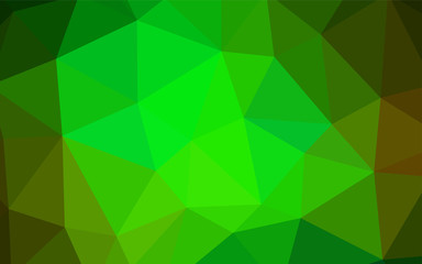 Dark BLUE vector polygon abstract layout.