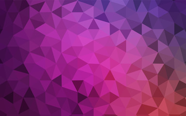 Obraz premium Light Pink vector polygon abstract layout.