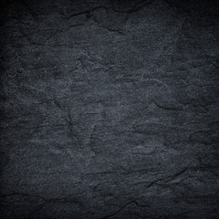 Dark grey black slate background or texture