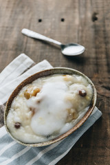 CHÈ BÀ BA – Vietnamese Dessert Soup w/ sweet potato, cassava, coconut milk 
