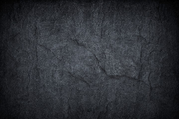 Dark grey black slate background or texture