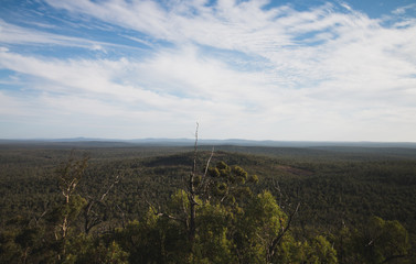Fototapeta na wymiar Panoramic views from Mt. Dale, Western Australia