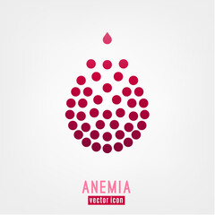 Anemia Vector Icon
