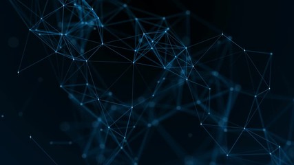 Plexus fantasy abstract technology. - Powered by Adobe