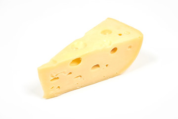 Cheese isolated on white background