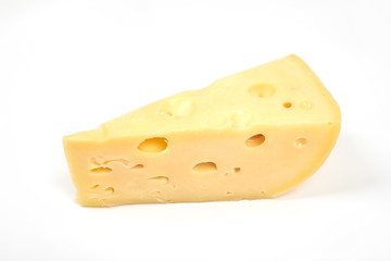Cheese isolated on white background