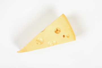 Cheese isolated on white background