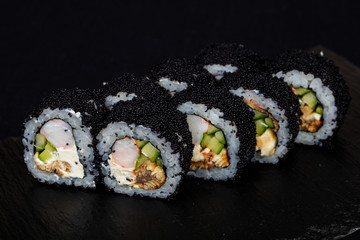 Japanese roll with eel