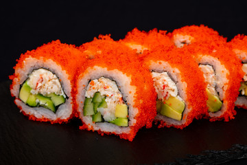 Japanese roll with crab