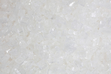 White granulated sugar as a background