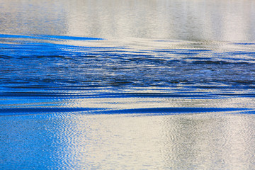 Reflection of a building on the surface of water