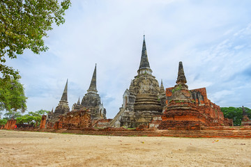 Fototapeta premium Wat Phrasisanpetch in Ayutthaya Province, Thailand.