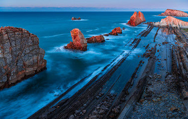 Arnia coast.Santander