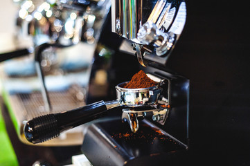 professional electric coffee machine for making an invigorating drink, equipment for coffee shops,...