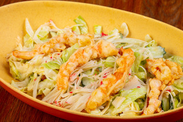 Tasty crab salad