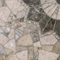 ceramic tile, abstract mosaic ornamental geometric pattern