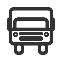 Truck Line Icon