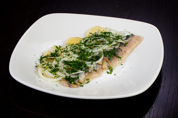 Tasty Norwegian herring
