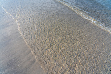 Beautiful Water Sea Ocean backgrouind pattern Tropical Beach blue Summer view Sunshine at Sand and Sea Asia Beach Thailand Destinations 