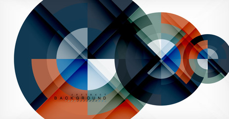 Obraz premium Vector circle abstract background