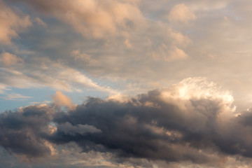 Fototapeta premium sky sunset background,clouds with background.