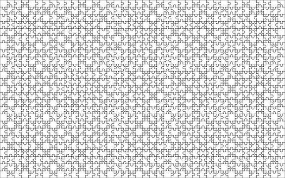 Jigsaw puzzle blank template 4x5, twenty pieces Stock Vector by ©binik1  83188142