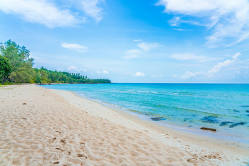 Beautiful Tropical Beach blue ocean backgrouind Summer view Sunshine at Sand and Sea Asia Beach Thailand Destinations 