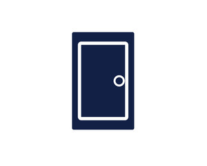 door glyph icon , designed for web and app