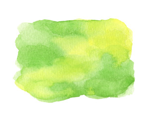 Obraz premium Green abstract watercolor texture background.