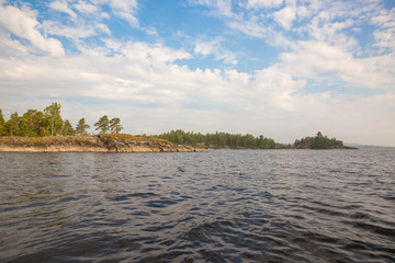 Beautiful deserted islands in the north