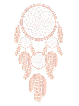 Rose gold dreamcatcher