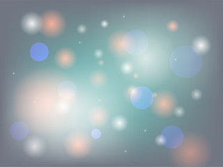 vector of abstract background blur light circle bokeh illutration