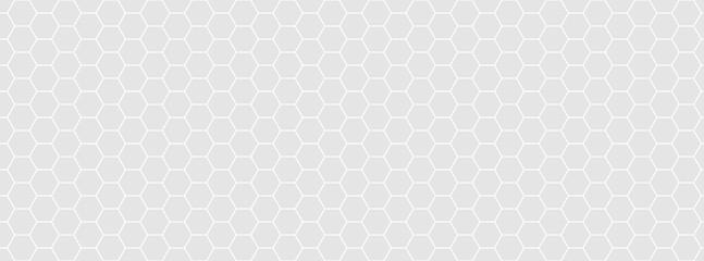 Nahtloses Wabenmuster hellgrau mit weiß
