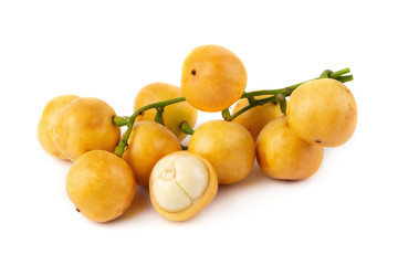 Rambeh tropical fruit isolated on a white background