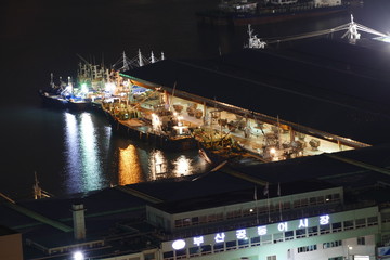 a dock of fish market