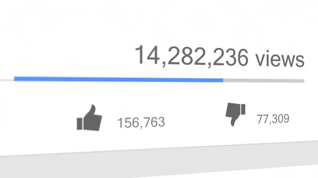 An online video reaching 100 million views on a streaming website version 01