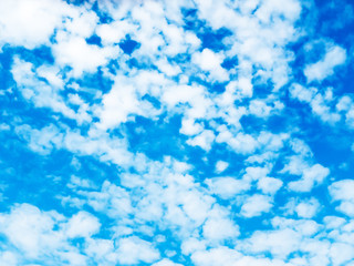 Summer sky with clouds