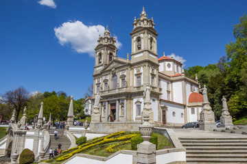 Obraz premium Bom jesus do Monte church in Braga, Portugal
