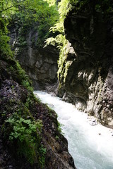 Obraz premium partnach gorge in the bavarian alps