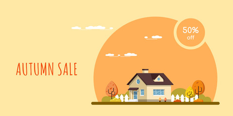 autumn sale banner
