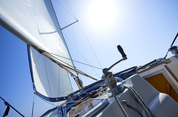 Fototapeta premium yacht on the water
