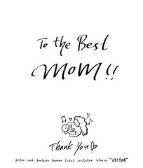 인사말 / 손으로 쓴 글씨체