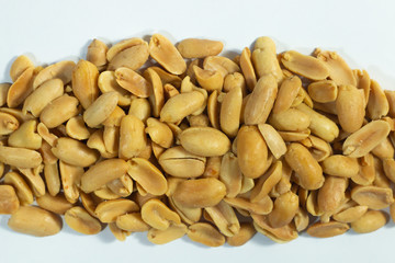yellow peanut seeds background , protein food