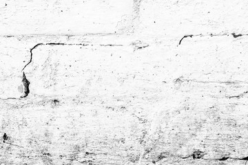 Wall fragment with scratches and cracks