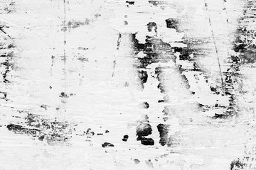 Wall fragment with scratches and cracks