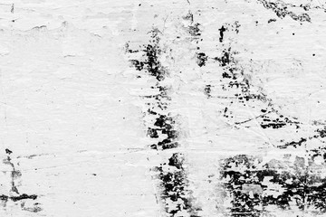 Wall fragment with scratches and cracks